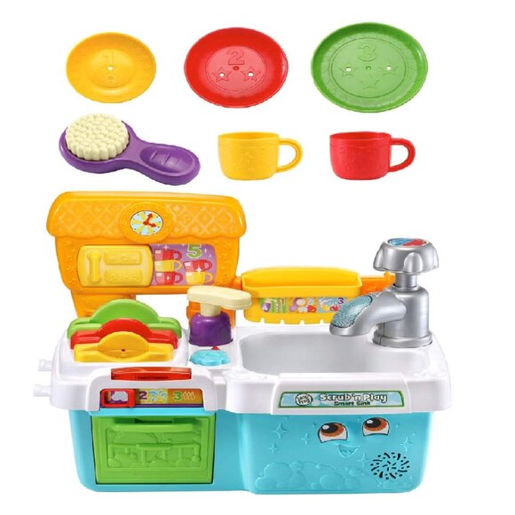 Leapfrog Scrub 'n Play Smart Sink (French Version) For 18 Months New in Box - Picture 4 of 16